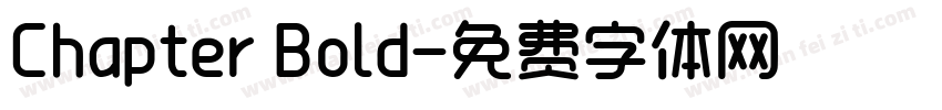 Chapter Bold字体转换